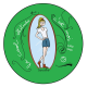 Badge - Vert - Cool Attitude - Femme tendance, blonde devant un miroir, avec mot « La cool attitude c’est moi ! » sur fond vert.